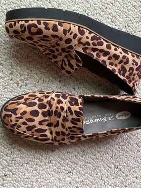 Leopard Print Loafers 6.5 M